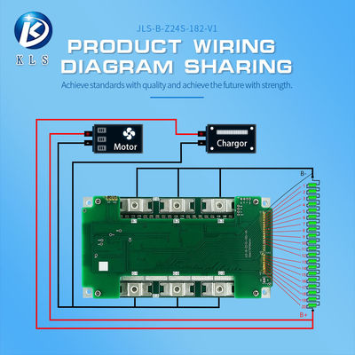 KLS 3.2V 17S-24S 110A-200A BMS Module for LiFePO4 Battery with Battery Management System